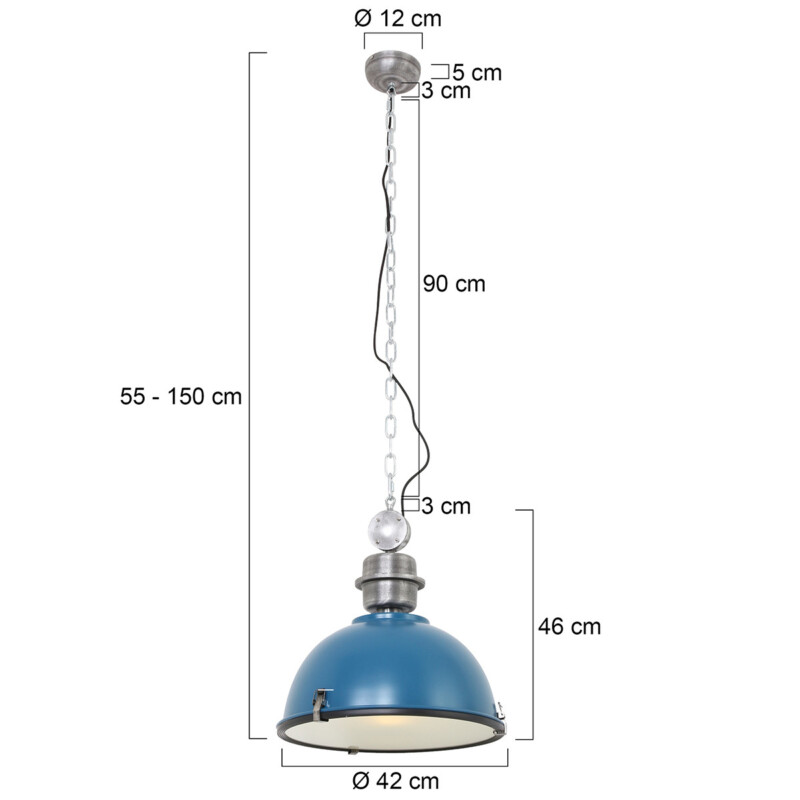 lampara-colgante-industrial-steinhauer-bikkel-7586pe-7