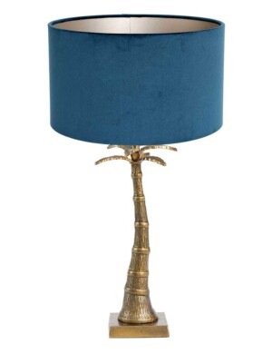 lampara-mesa-pantalla-azul-light-y-living-palmtree-azul-y-bronce-3635br