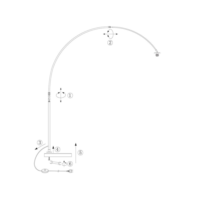 lampara-pie-moderna-blanca-steinhauer-sparkled-light-acero-y-transparente-9900zw-8