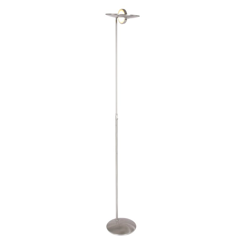 lámpara-pie-gris-led-steinhauer-zenith-led-1477st