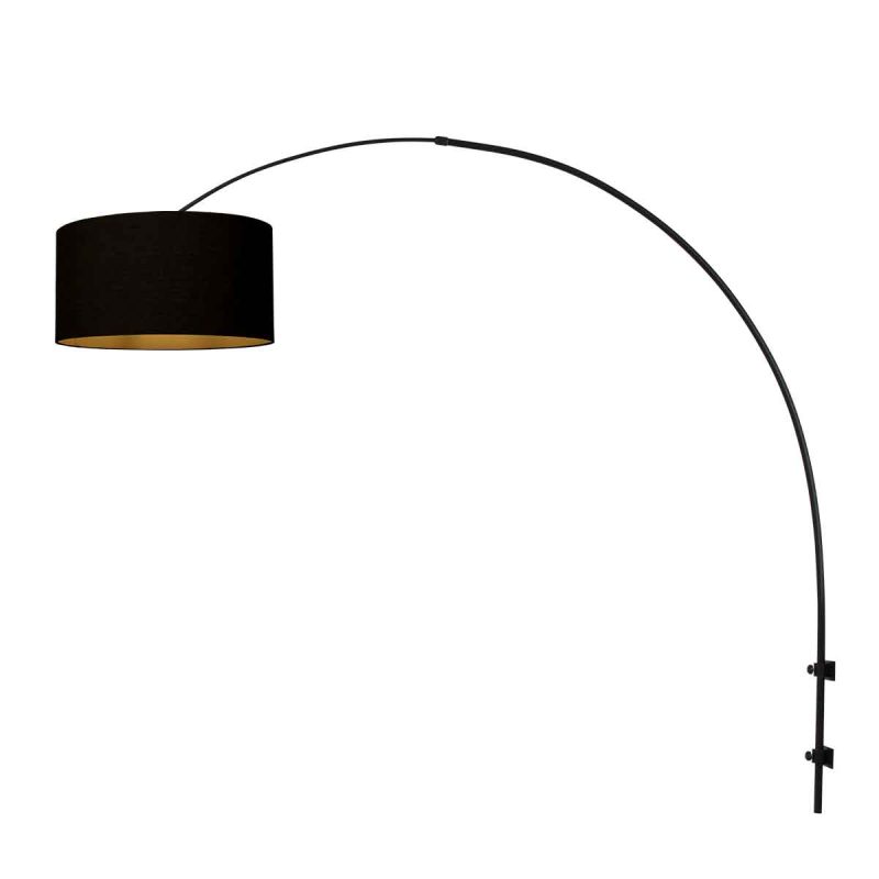 lampara-de-pared-de-arco-negra-steinhauer-sparkled-light-3967zw-1