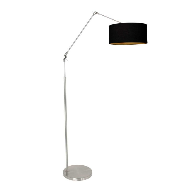 lámpara-de-pie-gris-ajustable-steinhauer-prestige-chic-3975st