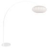 lámpara-de-arco-escandinava-blanca-con-pantalla-de-lino-steinhauer-sparkled-light-4185w
