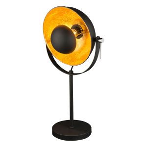 lámpara-de-mesa-industrial-negra-pantalla-de-cúpula-dorada-globo-xirena-58286t