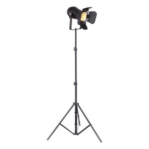 lámpara-de-pie-industrial-negra-proyector-de-cine-globo-egon-54650-1sb