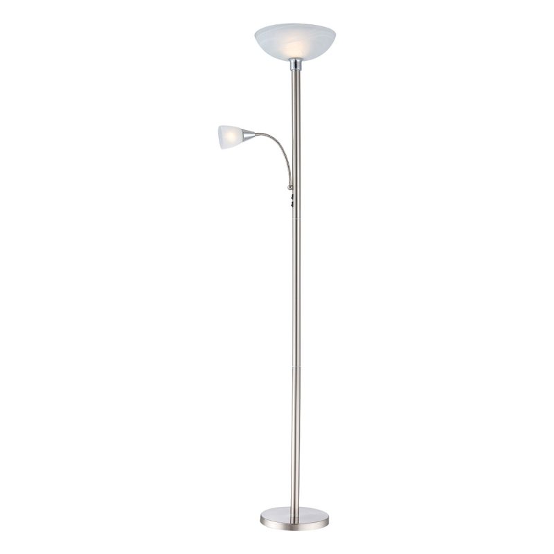 lámpara-de-pie-niquelada-de-2-pantallas-metal/cristal-satinado-led-globo-blade-58931led