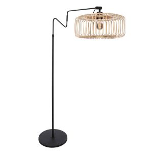 lámpara-de-pie-articulada-en-negro/natural-anne-light-&-home-linstrom-4155zw