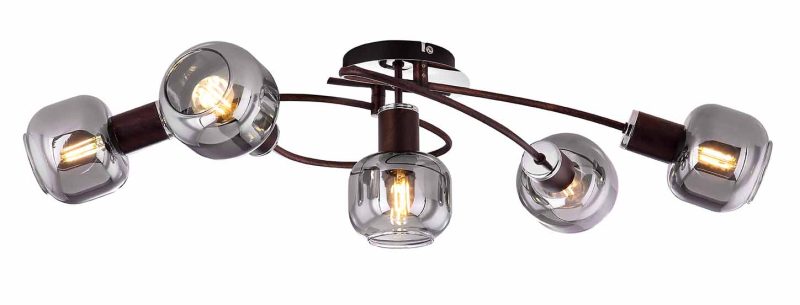 lampara-de-techo-de-5-luces-metalcristal-ahumado-bronce-globo-pallo-54303-5-1