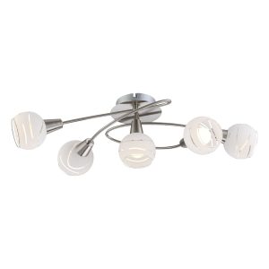 lámpara-de-techo-redonda-de-níquel-con-5-capuchas-de-vidrio-satinado-led-globo-elliott-54341-5